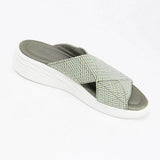 Women Shoes Casual Platform Sandals Women Slides Solid Comfort Flats Plus Size Cross Summer 2021 Beach Ladies
