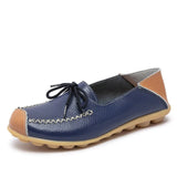 Shoes New Spring Autumn Genuine Leather Women Loafers Flats Female Moccasins Shoe Slip On Women's Loafers Large