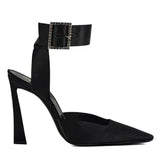 Evening Style Commuter Shoes 2023 New Thin-Heeled Pointed Satin High-Heeled