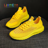 Women's Sneakers 2021 Women Running Sport Shoes Woman White Pink Yellow Sneakers Tennis Light Mesh Vulcanize basket