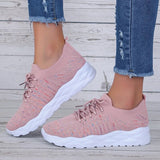 Lightweight Slip On Platform Sneakers Women Fashion Colorful Knitted Sock Shoes Woman Casual Running Walking Shoes