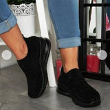 Women Vulcanized Shoes Platform Shoes Woman Solid Color Ladies Shoes Casual Breathable Wedges Ladies Walking