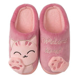 Children's Shoes Cute Family Slippers Mon And Child Shoes For Autumn Winter Home Cotton Shoes Women's Slippers