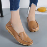 Hot Sale Women Round Head Shoes Solid Color Sewing Women Summer Comfy Flat Sneakers Leisure Walking Femininas Footwear Plus