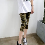 Printing Pants Women High Quality Capris High Waisted Floral Lady's Fitness Leggings Seventh Elastic Slim Short
