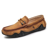 o'clock Classic Men Casual Loafers Autumn Anti-skid Male Flats Shoes Soft Breathable Slip-on Footwear Stylish