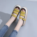 Breakj Slippers 2024 Summer Style Foreign Style Web Celebrity Casual Shoes Soft Sole Comfortable Slippers