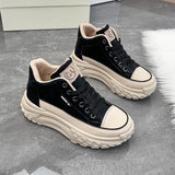 Breakj Korean Platform Dad Shoes Spring 2025 New Street Photo Student Running Sneakers Increased Leisure