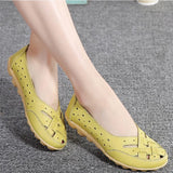 Flats Soft Genuine Leather Flat Shoes Woman Loafers Oxford Shoes For Women White Shoes Moccasins Slipony Plus Size