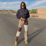 Jeans Women Straight Pants High Waist Denim Baggy Jeans Streetwear Distressed Woman Jeans Vaqueros Mujer