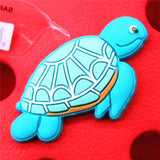 Turtle PVC Shoe Charms Accessories Aerospace Helmet Chili Banana Shoe Buckle Decorations fit Kids X-mas Party Gifts