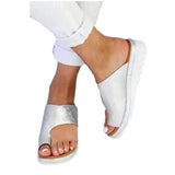 Breakj Leather Toe Toe Slippers Female Large Size