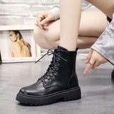 Martin Boots White 2024 New Summer Thin Retro Large Size Korean Version Handsome Locomotive Short