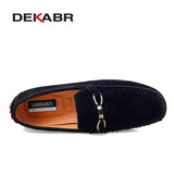 Men Casual Shoes Fashion Male Shoes Cow Suede Leather Men Loafers leisure Moccasins Slip On Men's Driving Shoes Size