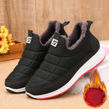 Winter Vulcanized Shoes Warm Fur Sneakers Soft Slip Shoe On Flat Mom Ladies Casual Comfortable Female Snow 2021