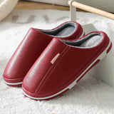 Home Slippers Women Men Winter Fur Plush Keep Warm Flat House Indoor Shoes Woman Soft Comfort Cotton Female
