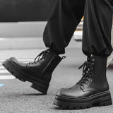 Breakj Platform Derby Martin Boots