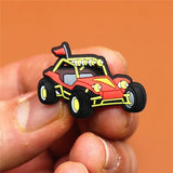 Off-Road Car Model Shoe Charm SUV Shoe Buckle Accessories Original Sandal Decorations fit Croc JIBZ Kid's Party