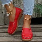 Doudou Shoes For Women In Summer 2023 Round Head Flat-Bottomed Simple Casual Mother