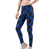 Push Up Leggins Mujer Stripe Printed Leggings Women Dot Mid Waist Polyester Fitness