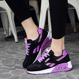 2021 Women Air Cushion Sports Shoes Outdoor Running Lace Up Ladies Shoes Woman Sneakers Tenis Feminino Casual