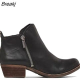 women's boots chaussure women autumn shoes woman zapatos mujer sapato girls ankle boots square chunky low heels
