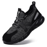 Men Safety Shoes Work Sneakers Steel Toe Shoes Women Work Boots Anti-puncture Indestructible Man Sefety Boots Male