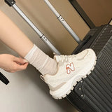 Daddy Shoes And Women's 2024 Autumn New Breathable Light And Thick-Soled Leisure Sports Agan