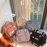 2022 Women's backpack NEW School backpack nylon waterproof Kawaii Backpacks for women cute school girl backpack Shoulder