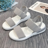 Sandals Stretch Tight 2023 Summer New Style Students Wear Fairy Roman Beach
