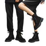 Breakj Martens Couples Fall 2024 Short Boots Fashion Ready Large Yellow Boots British Style Work Boots