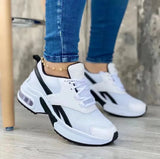 Women's Shoes Spring and Autumn New Mesh Breathable Casual Shoes Outdoor Lightweight Non-slip Wedge Heel Thick-soled