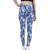 Leggings Women's Space Dark Blue Leggins Print Pants High Quality Fitness Trousers Mujer Hot Gym Stretch
