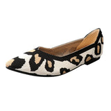 Polyester Shoes Women Spring Flats Pointy Toe Ballerinas Ladies Stretch Knitted Loafers Femme Daily Dress