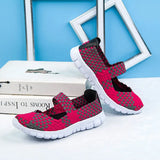 Size Women Flat Shoes 2021 Fashion Elastic Band Weave Shoes Women Comfort Flat Shoes Women Casual Loafers Zapatos De