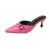 Breakj New Spring And Summer 2024 Features Pointed French High-Heeled Muller