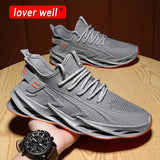 Casual Sneakers High Quality Blade Running Shoes Men New Breathable Mesh No-Slip Shock Absorption Trend Sports Gym