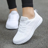 Women Casual Shoes Fashion Breathable Walking Mesh Flat Shoes Sneakers Women 2020 Gym Vulcanized Shoes White Female