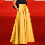 2022 ZANZEA Stylish Solid Skirts Women Spring Sundress High Waist Vestido Female Zipper Maxi Robe Casual Faldas Saia