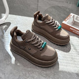 Breakj White Shoes Women 2023 New Fall Student Korean Version Versatile Casual Ins Trendy Platform Fashion Shoes