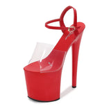 Breakj 17Cm20cm Special High Heels Capillary With Sexy Waterproof Platform Hate Day Superb High Slippers Female