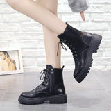 Martin Boots White 2024 New Summer Thin Retro Large Size Korean Version Handsome Locomotive Short