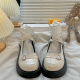 Lolita shoes 2022 new summer punk platform shoes retro Mary Jane y2k Japanese soft girl JK uniform high heels ins women's