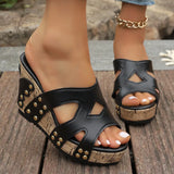 Breakj Rivet Sandals Womenwisheaby Large Size Women's