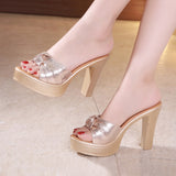 Women With High-Heeled Sandals 2023 New Fashionable Outfits With Thick Heels And Thick Soles Small Size 3233 Open-Toed Sandals And