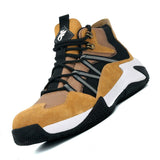 New Work Safety Boots Man Steel Toe Cap Men Shoes Autumn Anti-smashing Casual Sneaker Indestructible Male Security