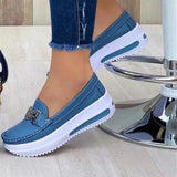 Breakj 2023 New Pine Cream Bottom Round Head Solid Single Shoes Light Mouth Pedal Thick Sole Single Shoe