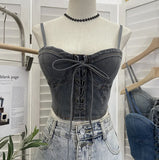 Real Beat With Chest Pad Adjustable Strap With Denim Vest Strap Strap Slings