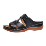 Breakj Women's Slippers In The Summer Of 2025 New Slope And Flat Bottom With The Toe 35 -44 Yards Women's