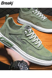 Fashion Classic Platform Shoes Canvas Shoes Men's Deodorant Casual Shoes Flat Wear-resistant Casual Sports Shoes Man